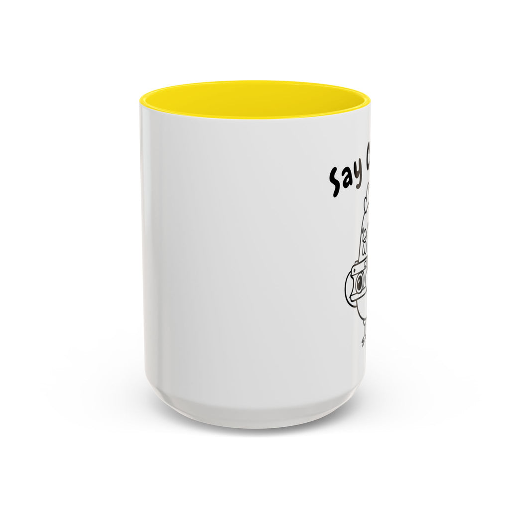Chicken With Camera Accent Coffee Mug (11, 15oz)