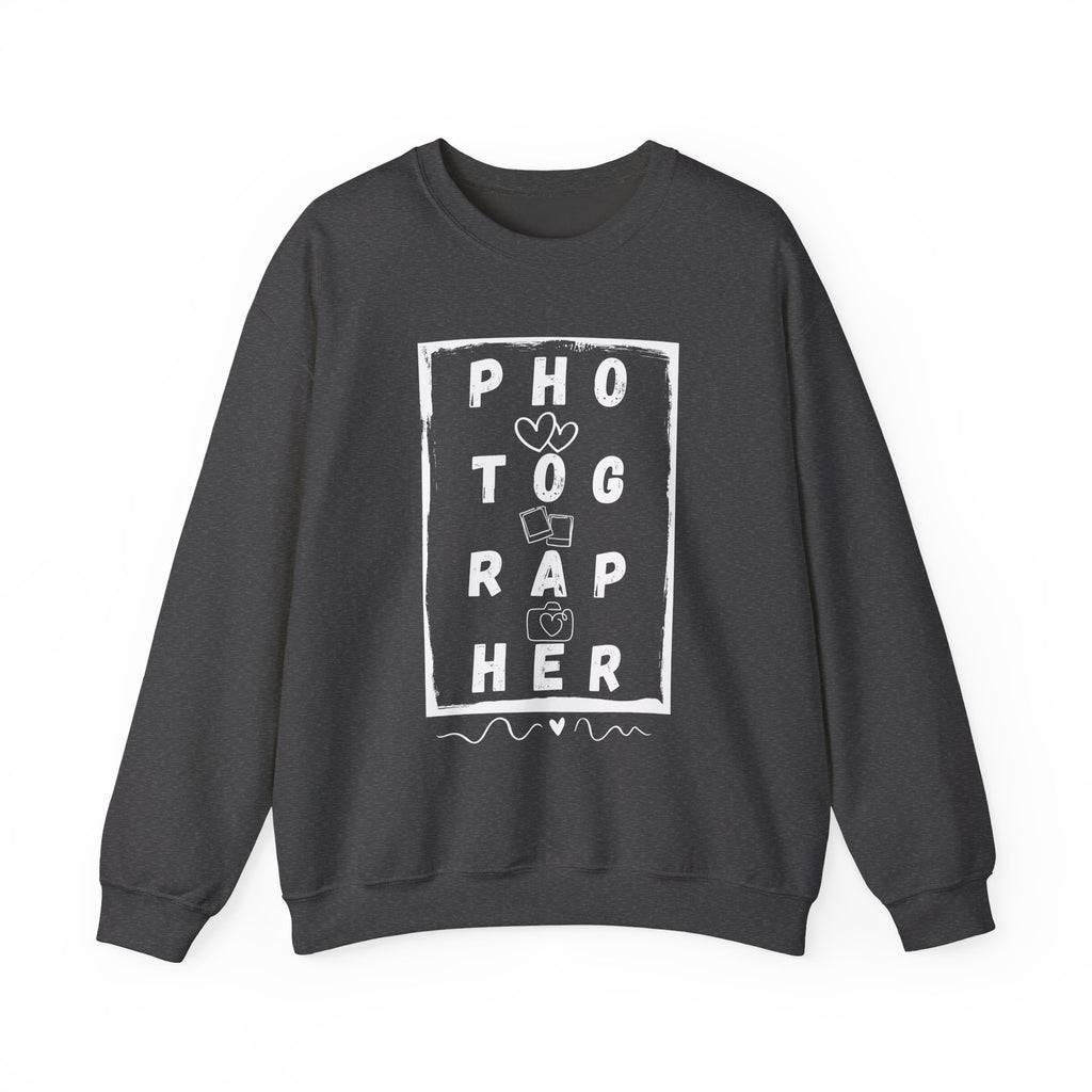 Photographer Graphic Crewneck Sweatshirt