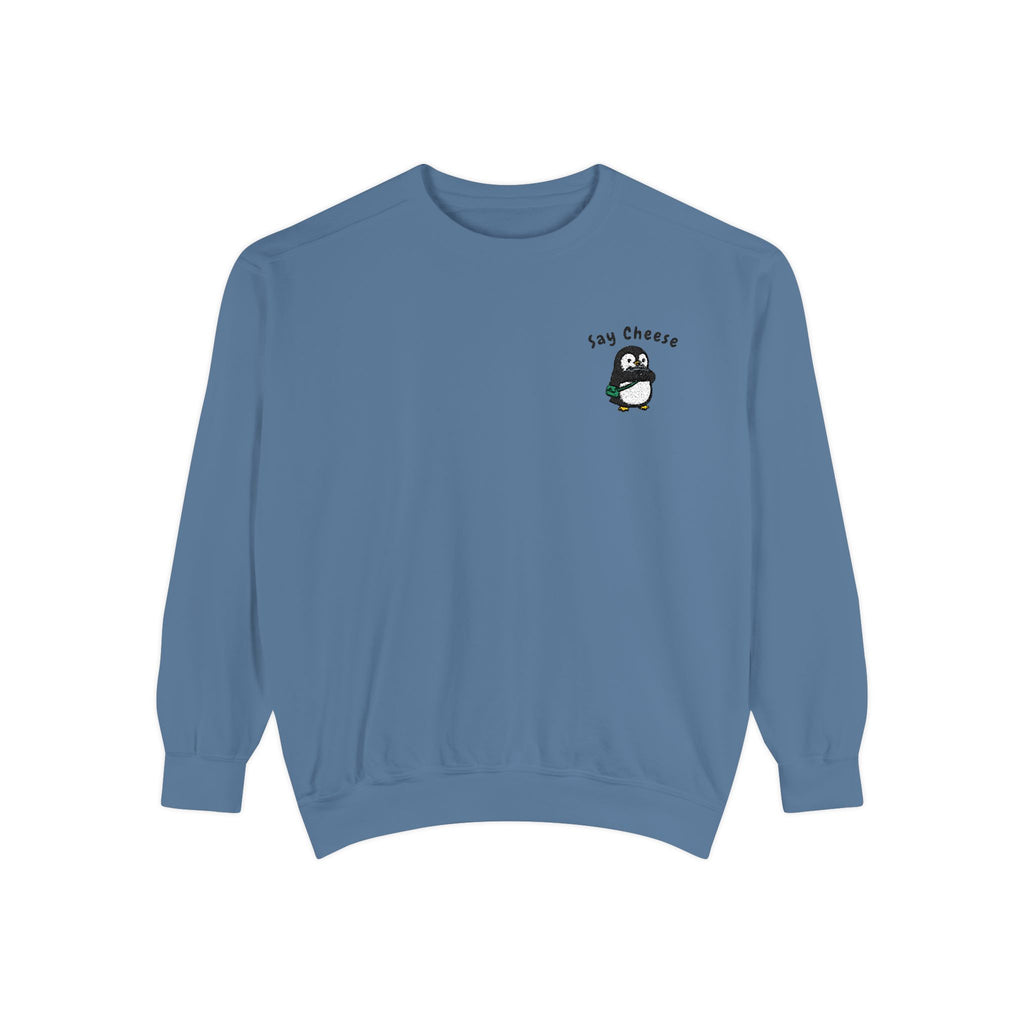 Say Cheese Penguin Sweatshirt