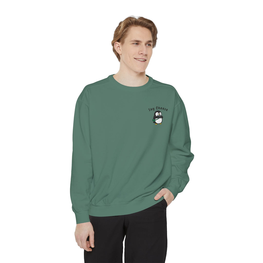 Say Cheese Penguin Sweatshirt