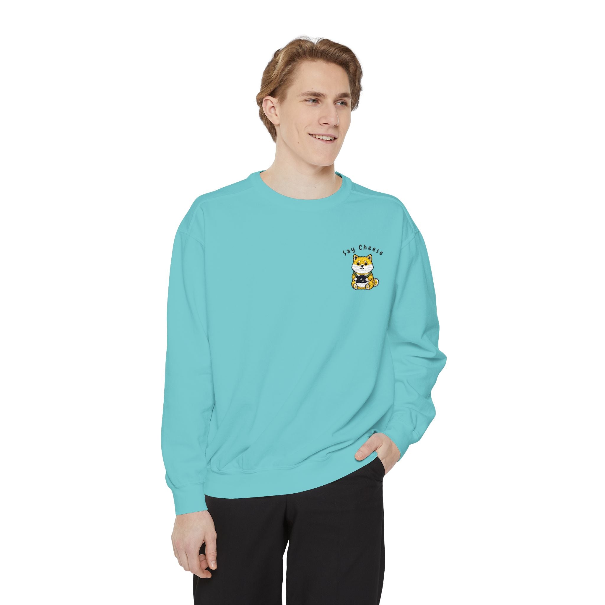 Say Cheese Shibu Inu Dog Sweatshirt