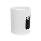 Camera Illustration Ceramic Mug — Photographer Gift Coffee Cup (11oz, 15oz)