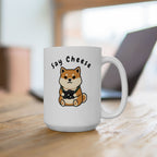 Corgi Ceramic Mug — Cute Sitting Dog Coffee Cup (11oz & 15oz)