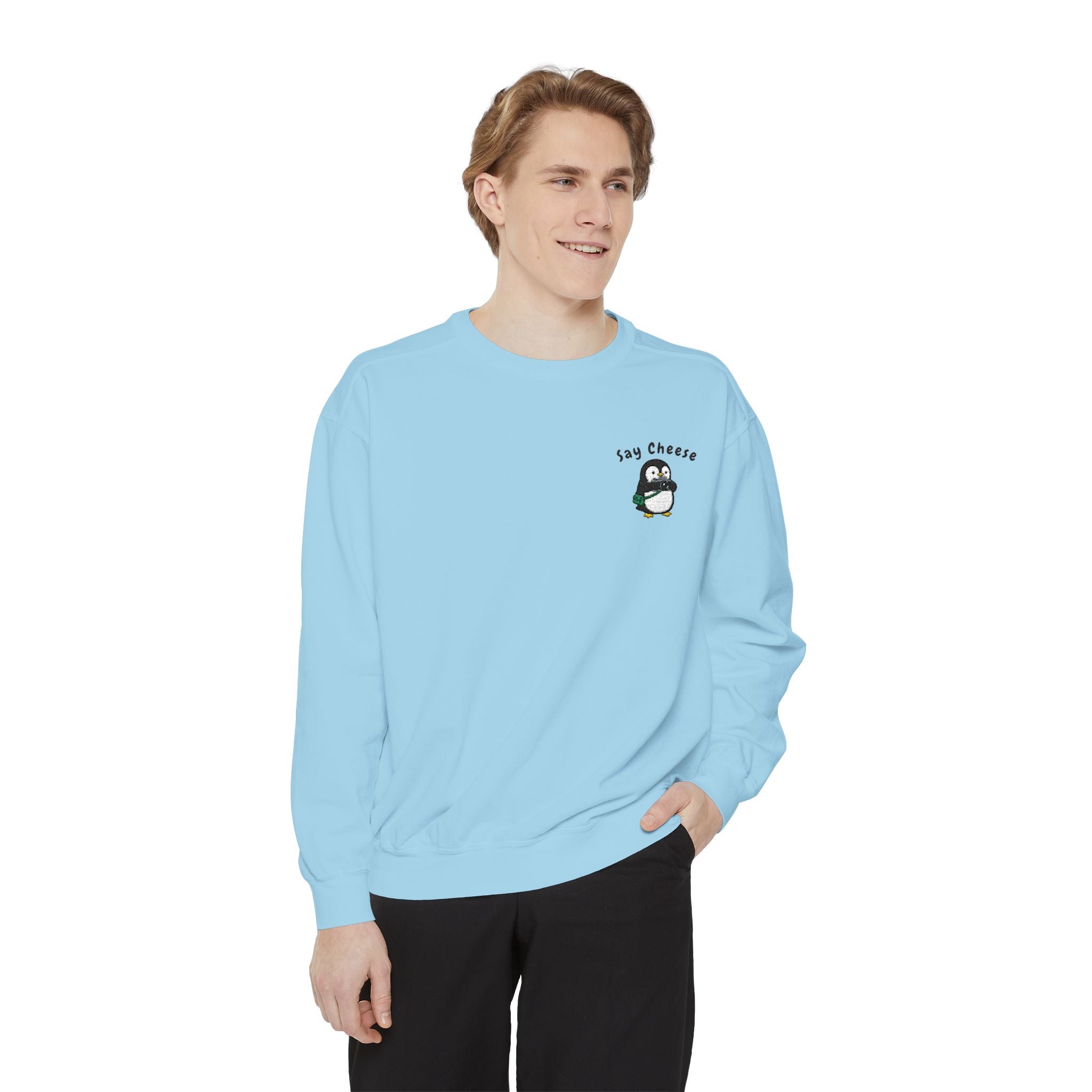 Say Cheese Penguin Sweatshirt