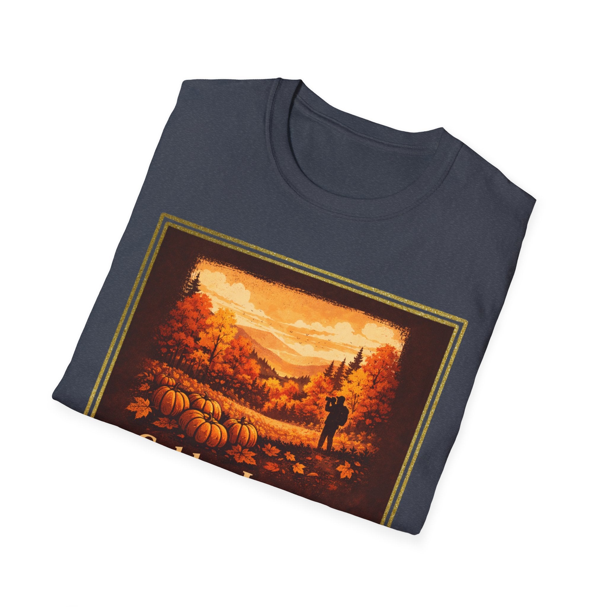 Golden Leaves & Shutter Clicks T-Shirt