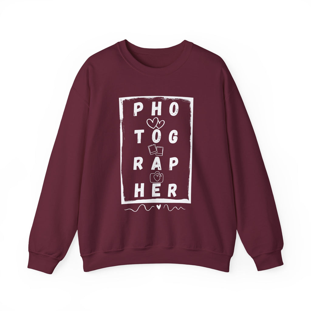 Photographer Graphic Crewneck Sweatshirt