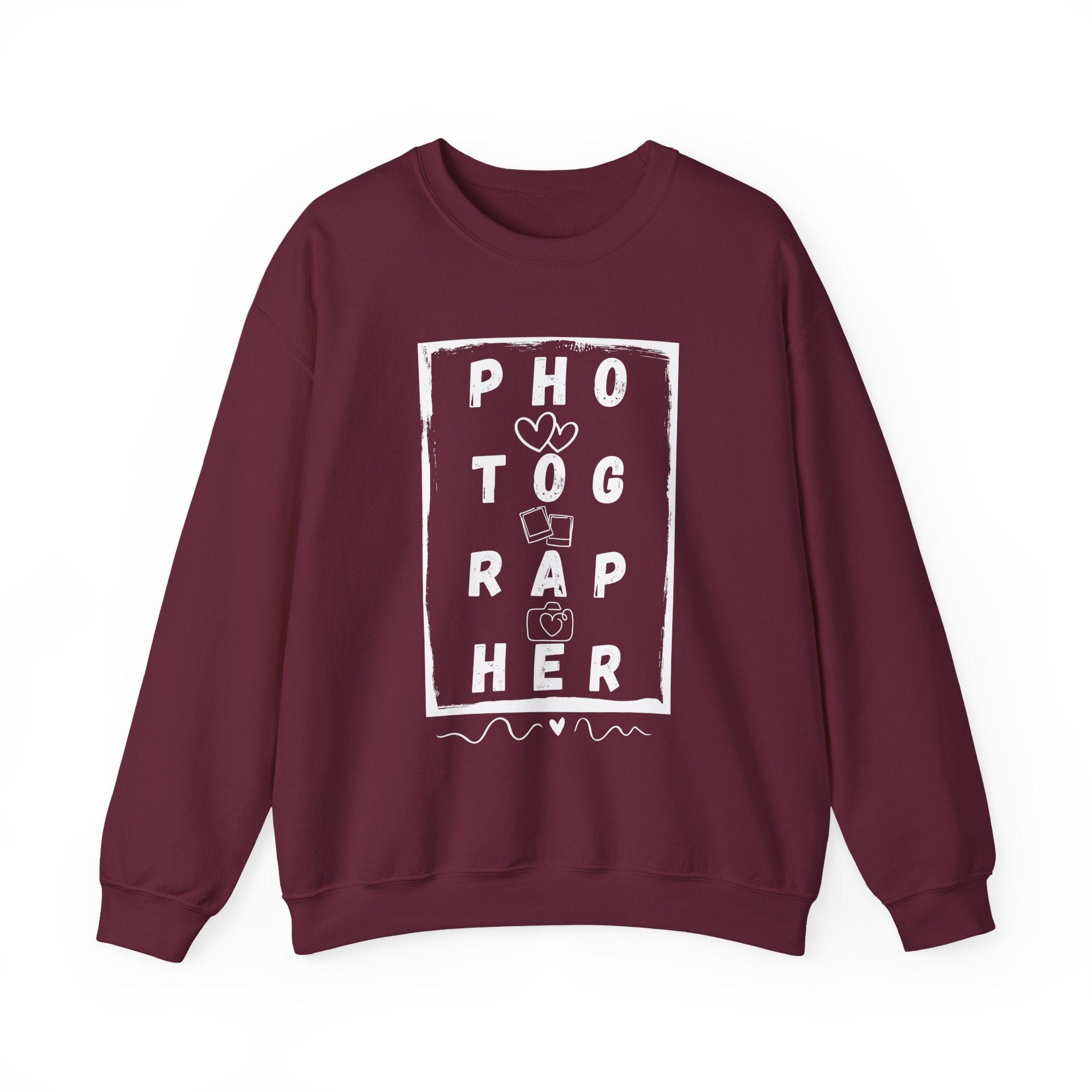 Photographer Graphic Crewneck Sweatshirt