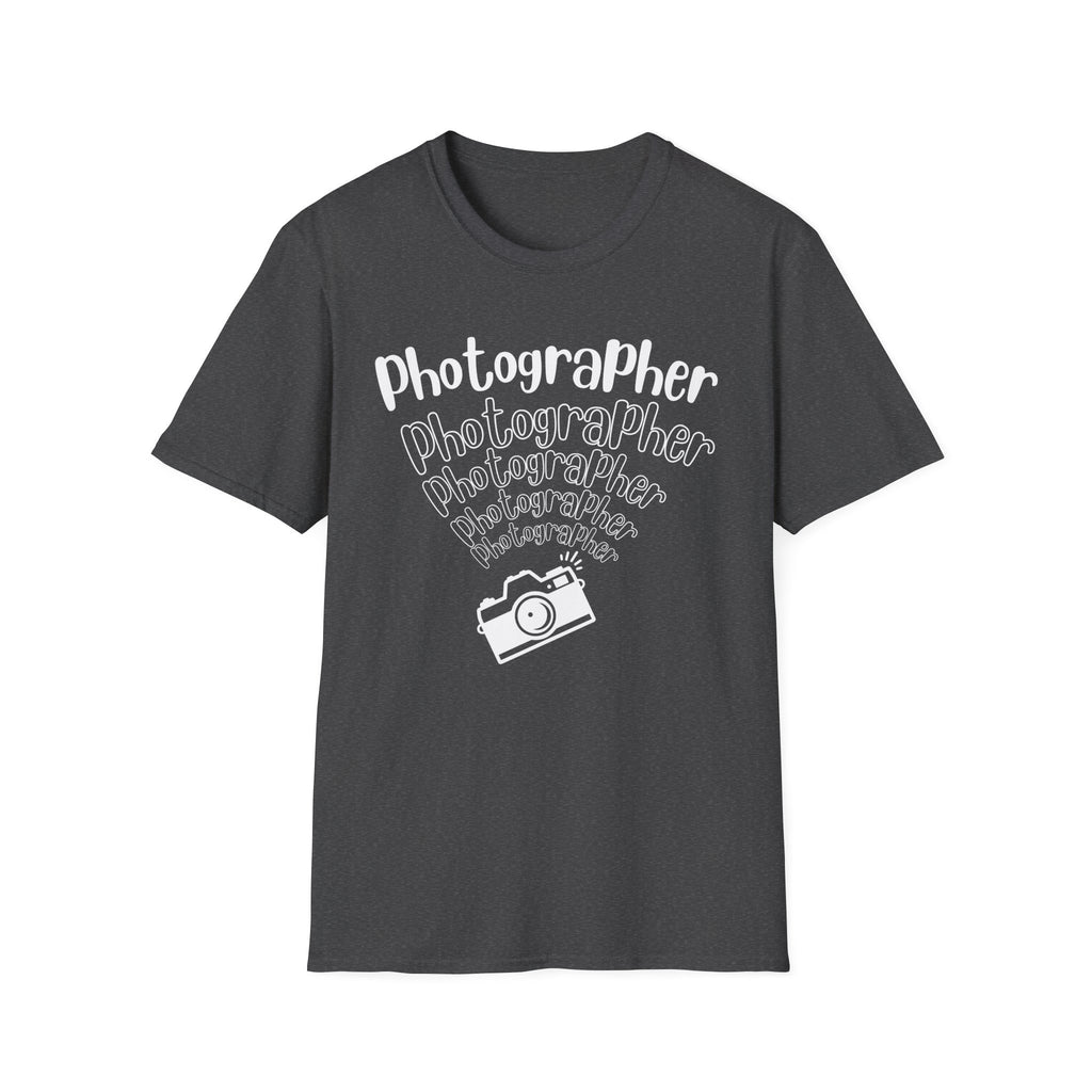 Photographer Camera Retroscript Graphic T‑Shirt
