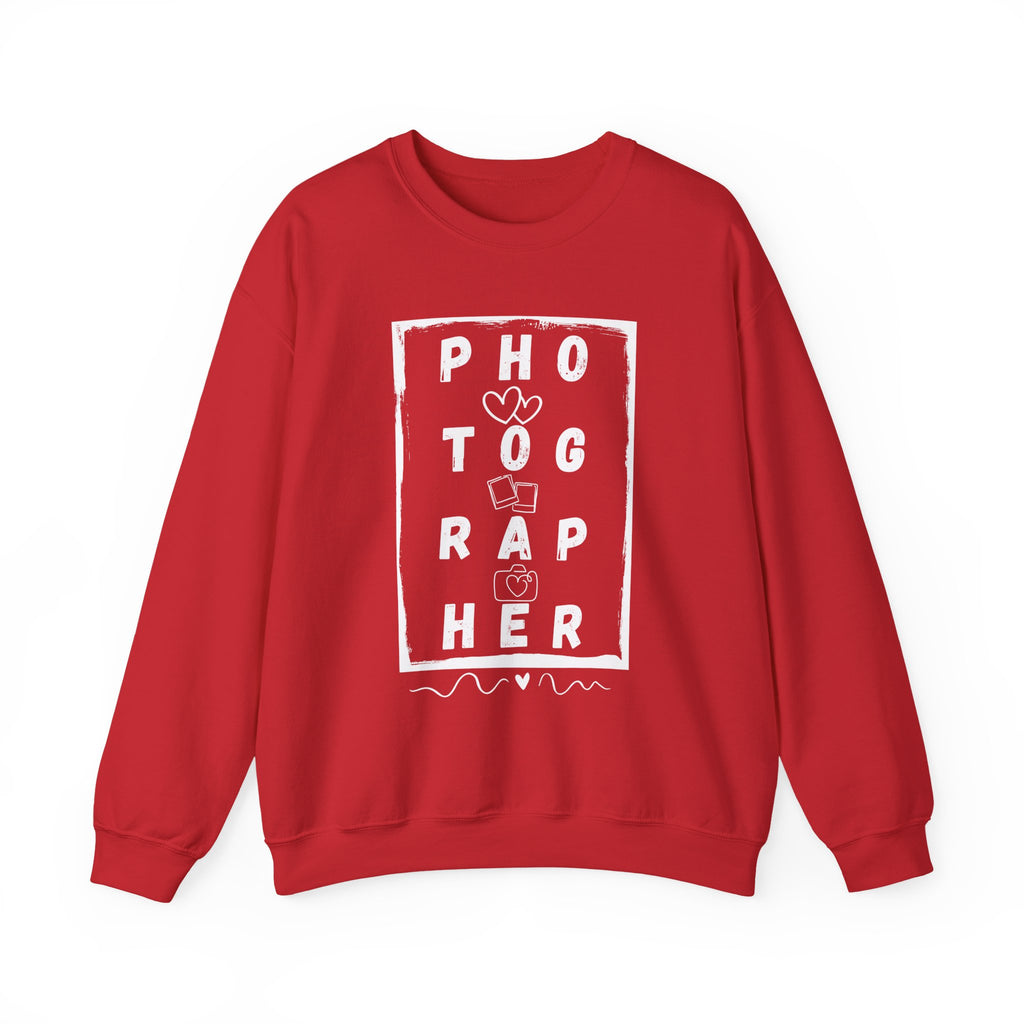 Photographer Graphic Crewneck Sweatshirt