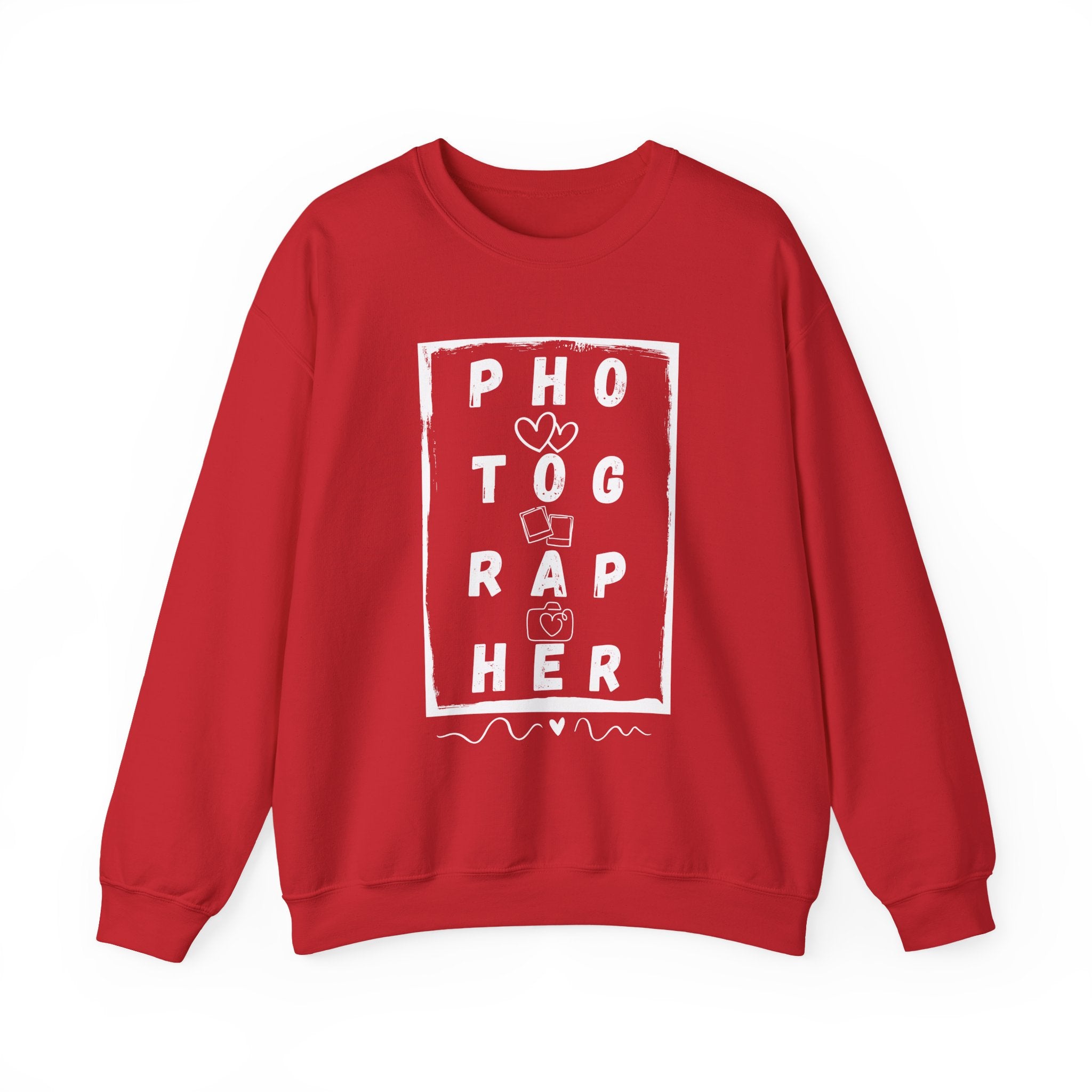 Photographer Graphic Crewneck Sweatshirt