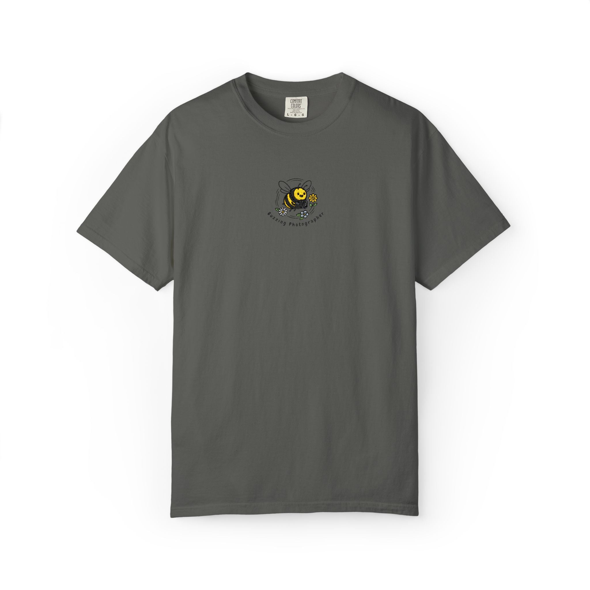 Buzzing Photographer Embroidery T-Shirt