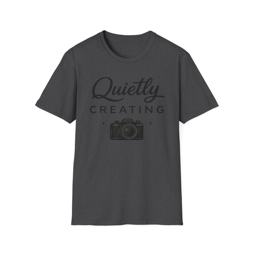 Quietly Creating Camera T-Shirt