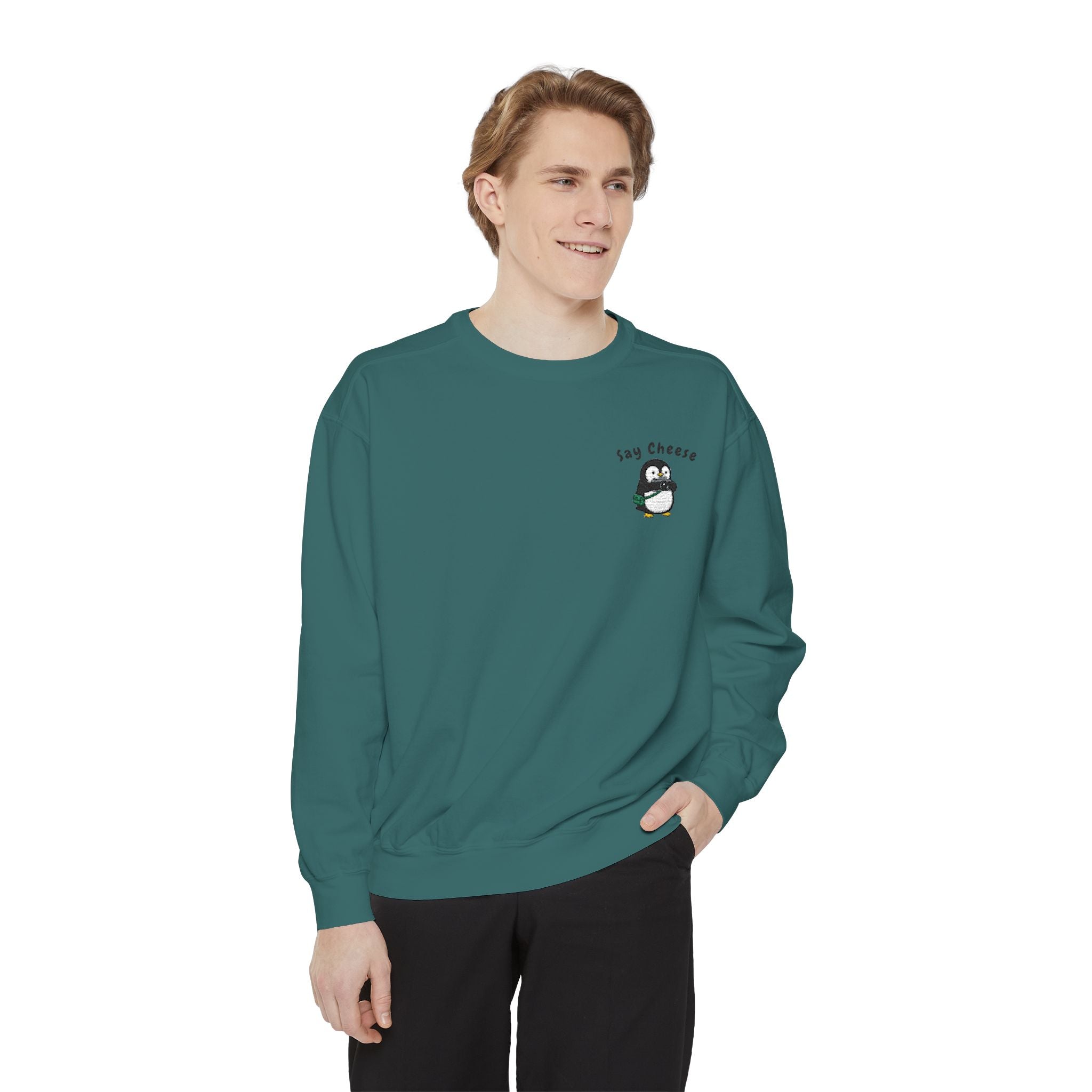 Say Cheese Penguin Sweatshirt