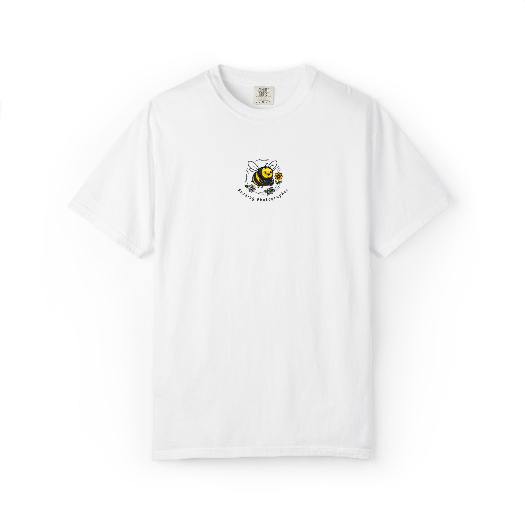 Buzzing Photographer Embroidery T-Shirt