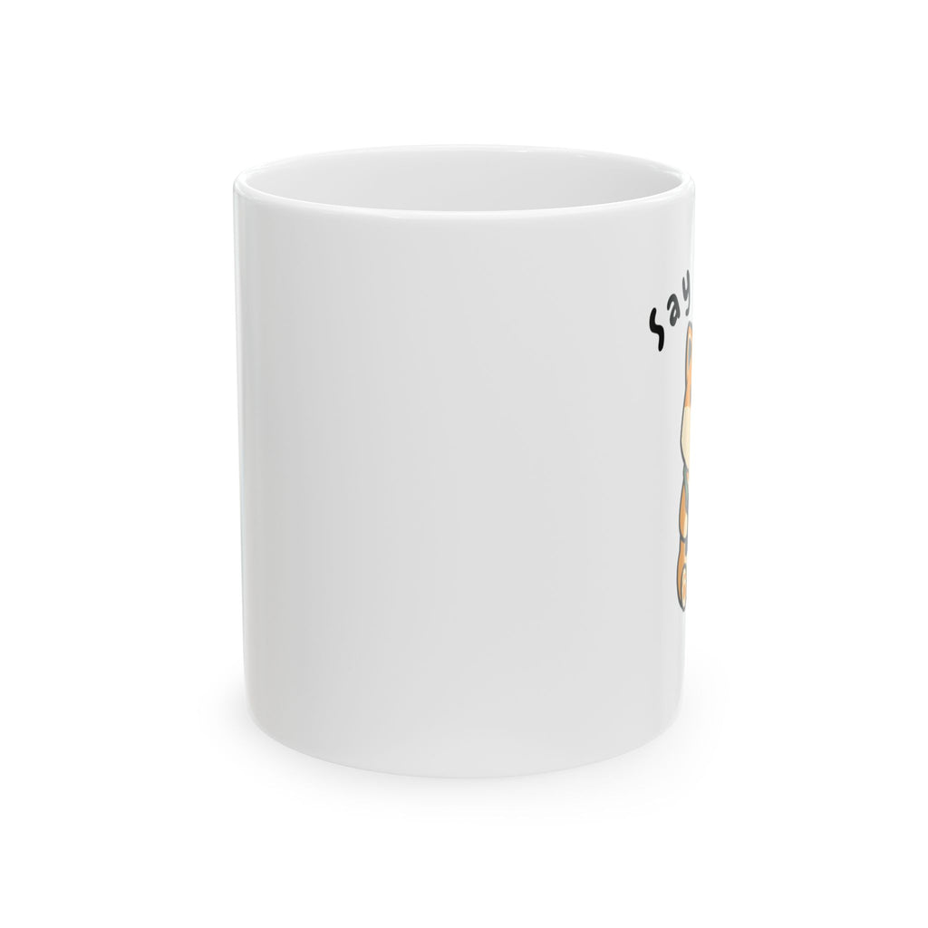 Corgi Ceramic Mug — Cute Sitting Dog Coffee Cup (11oz & 15oz)