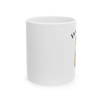 Corgi Ceramic Mug — Cute Sitting Dog Coffee Cup (11oz & 15oz)