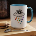 Rainbow Camera Coffee Mug — Photography Lover Accent Mug (11/15oz)