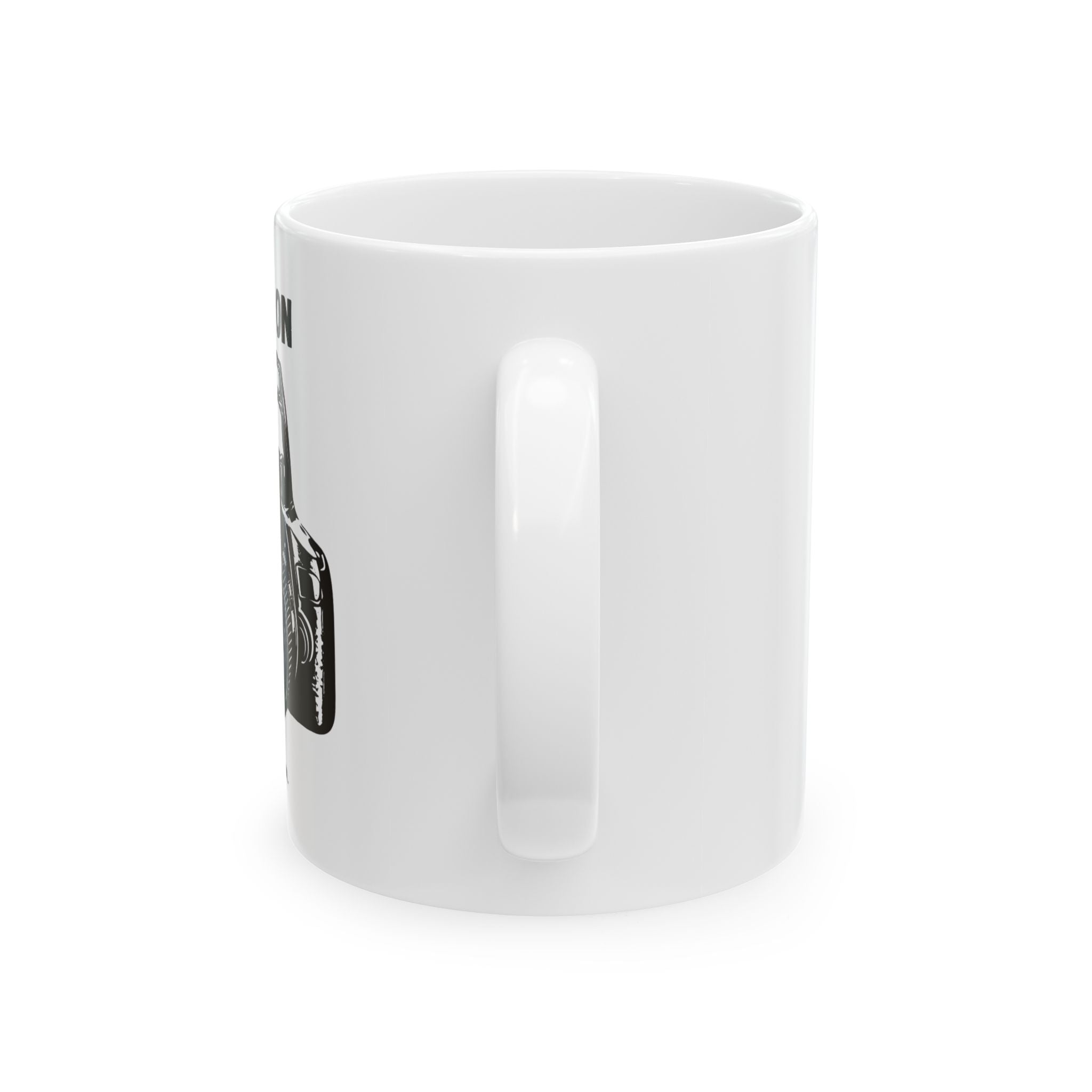 Coffee Camera Mug — Vintage Camera Illustration Ceramic Coffee Cup (11oz, 15oz)