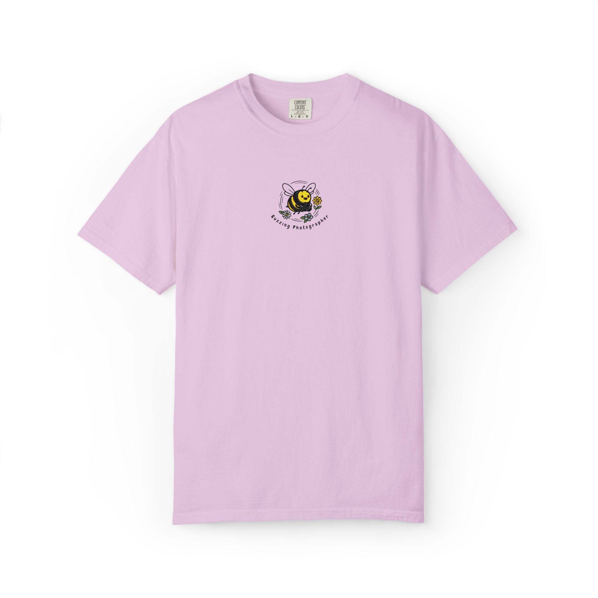 Buzzing Photographer Embroidery T-Shirt
