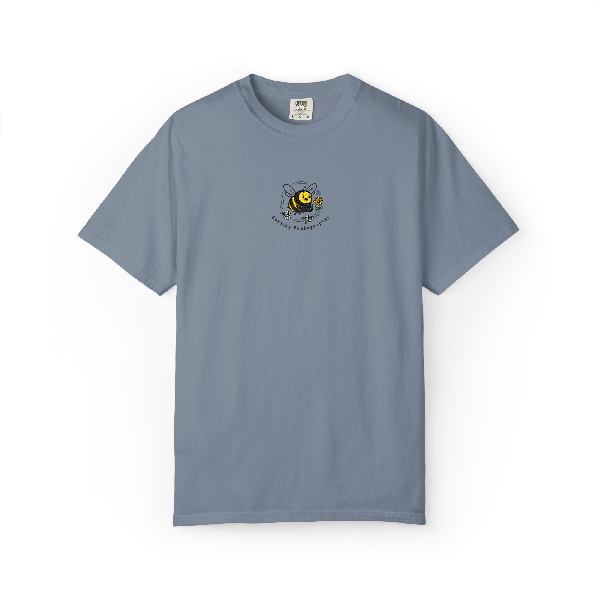 Buzzing Photographer Embroidery T-Shirt