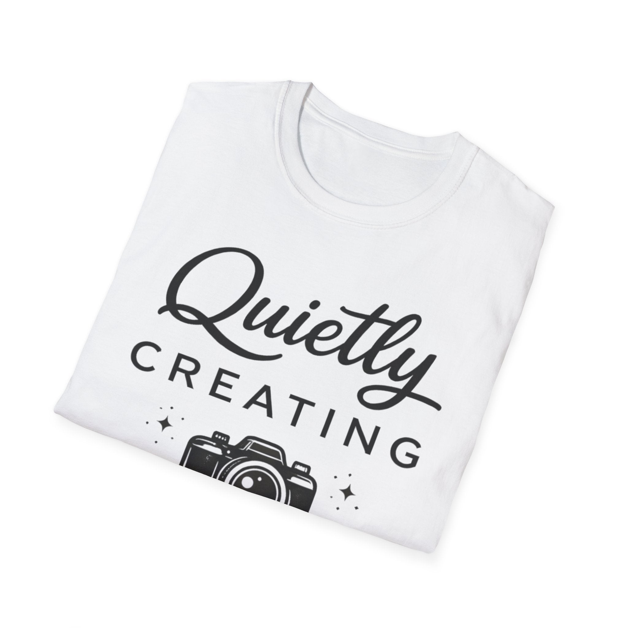 Quietly Creating Camera T-Shirt