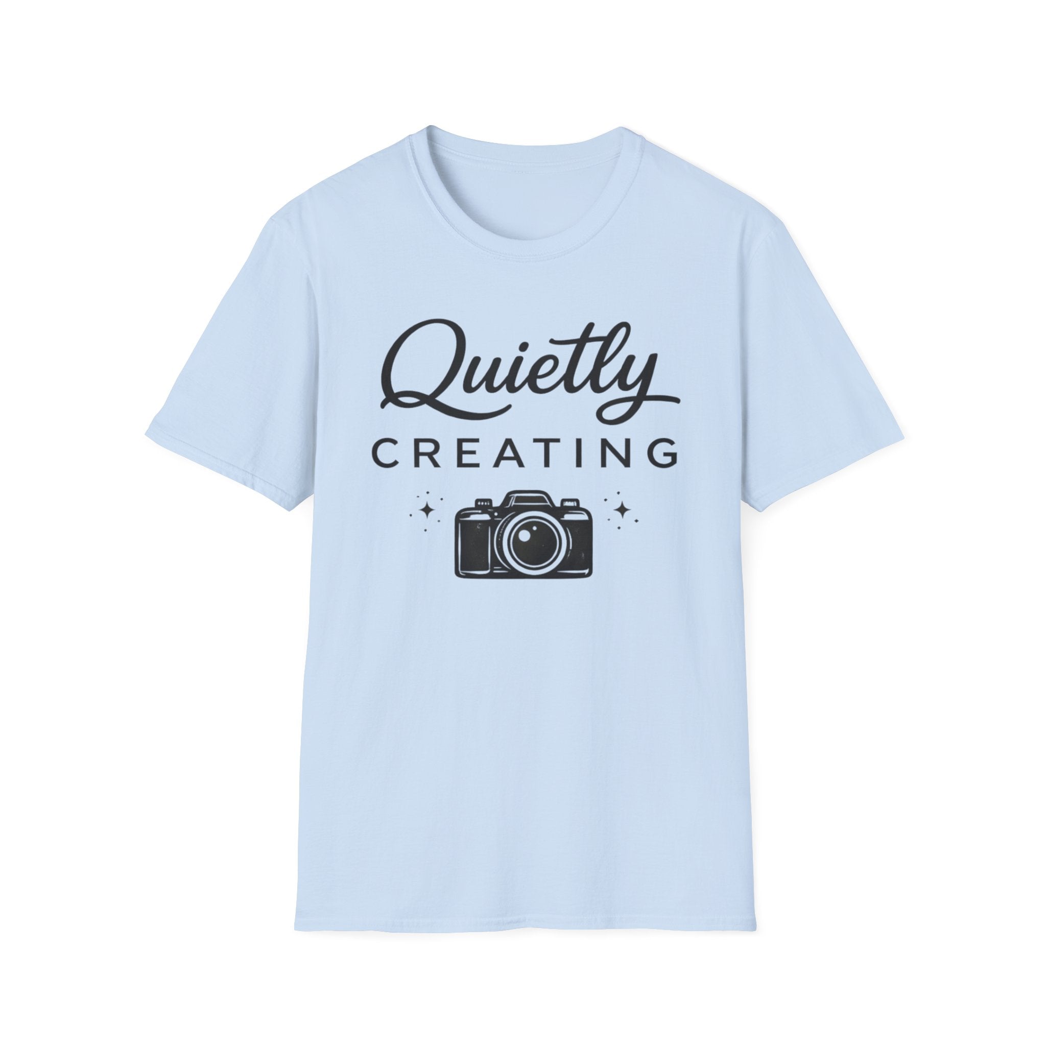 Quietly Creating Camera T-Shirt