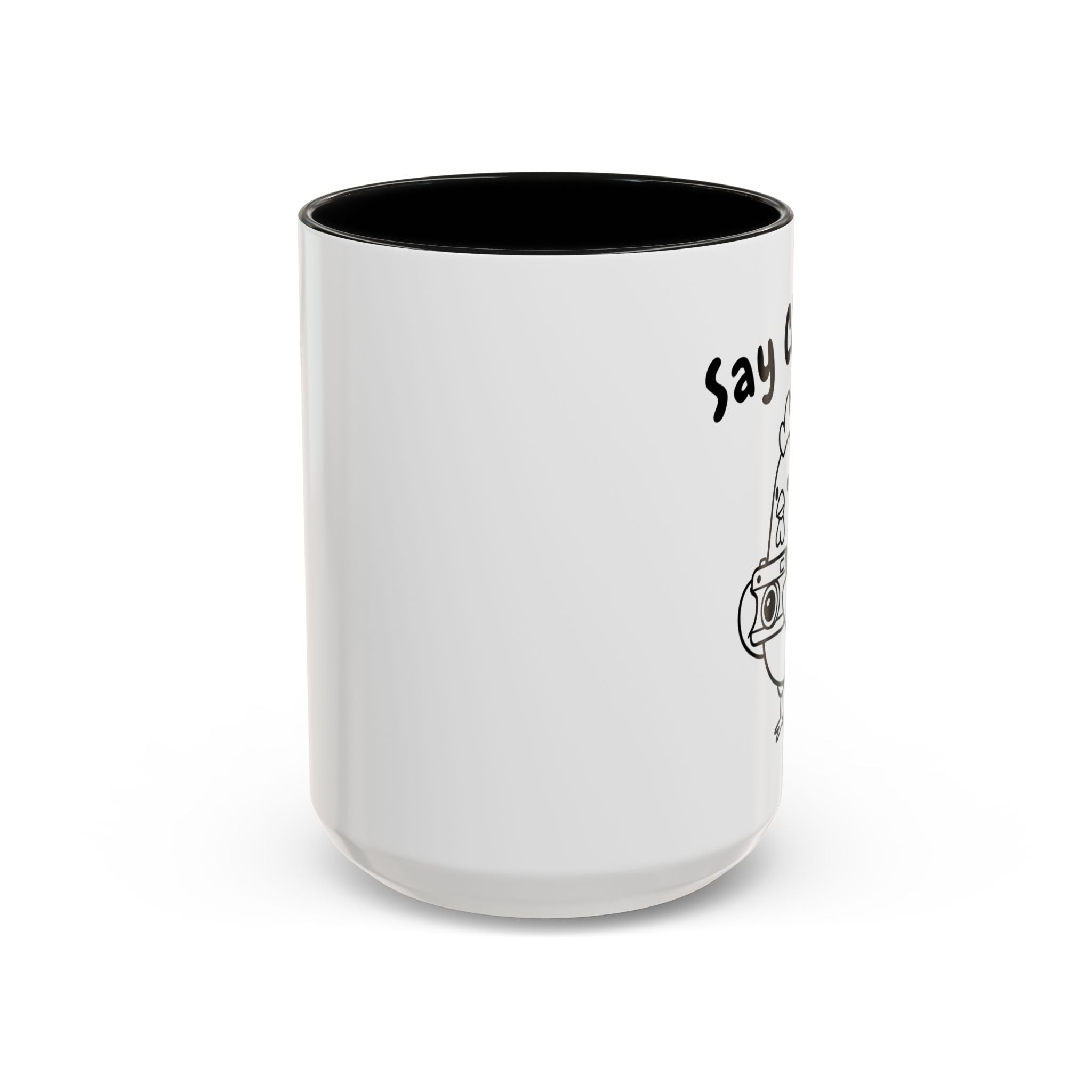 Chicken With Camera Accent Coffee Mug (11, 15oz)