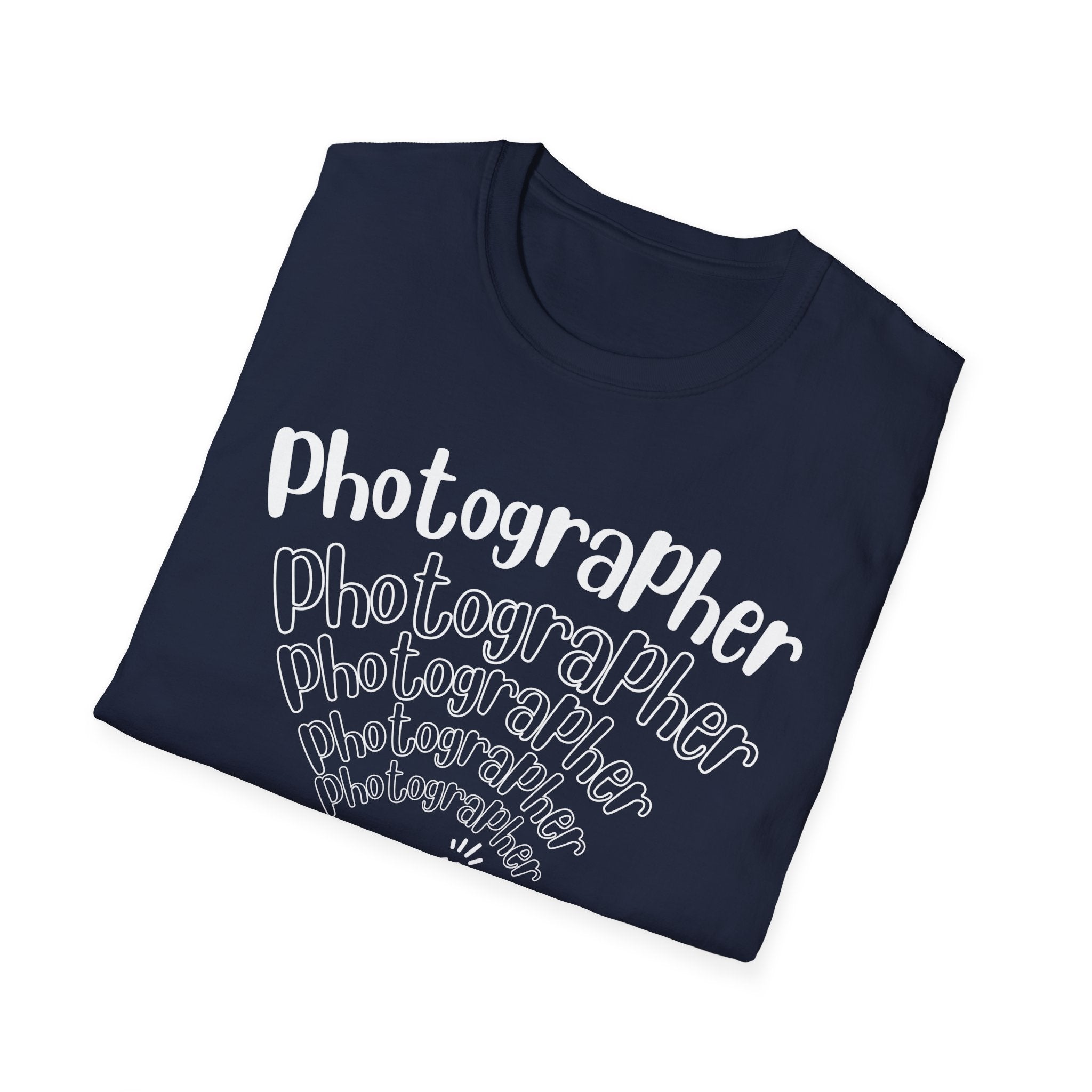 Photographer Camera Retroscript Graphic T‑Shirt