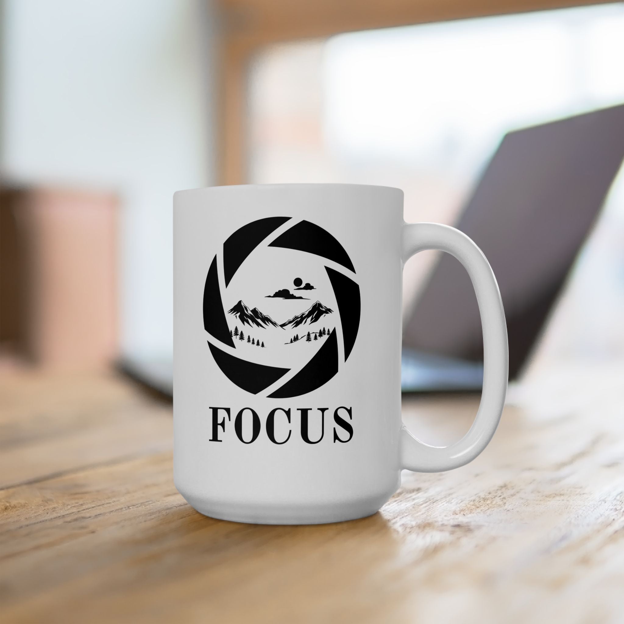 Ceramic Mug — Forest Ranger Silhouette Coffee Mug (11oz/15oz)