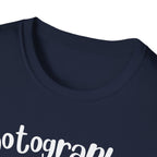 Photographer Camera Retroscript Graphic T‑Shirt