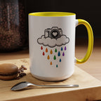 Rainbow Camera Coffee Mug — Photography Lover Accent Mug (11/15oz)
