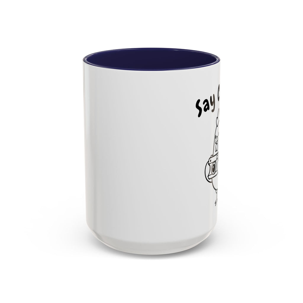 Chicken With Camera Accent Coffee Mug (11, 15oz)