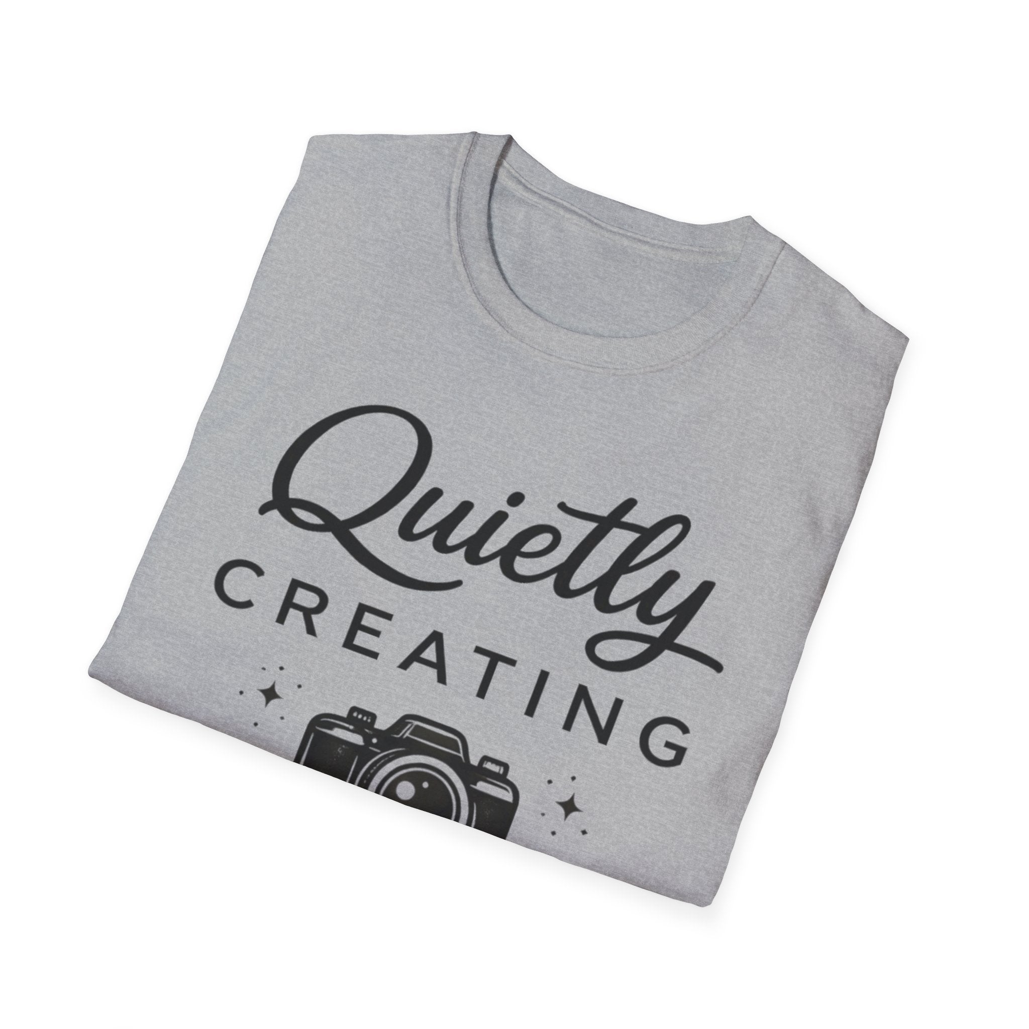 Quietly Creating Camera T-Shirt