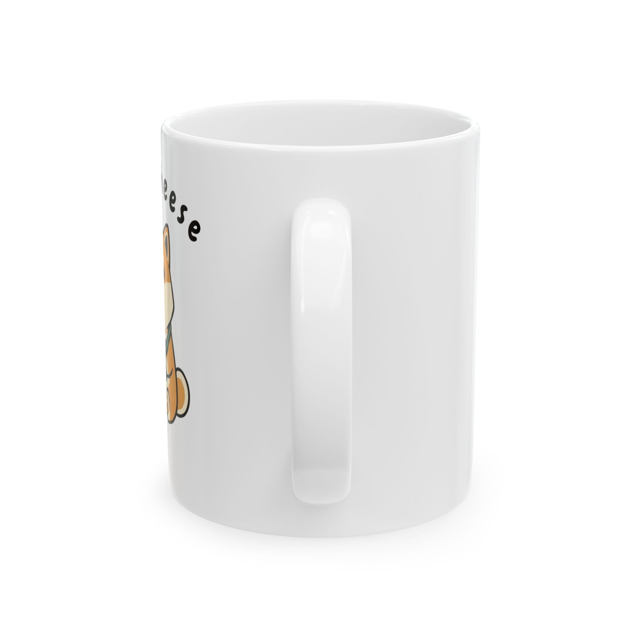 Corgi Ceramic Mug — Cute Sitting Dog Coffee Cup (11oz & 15oz)