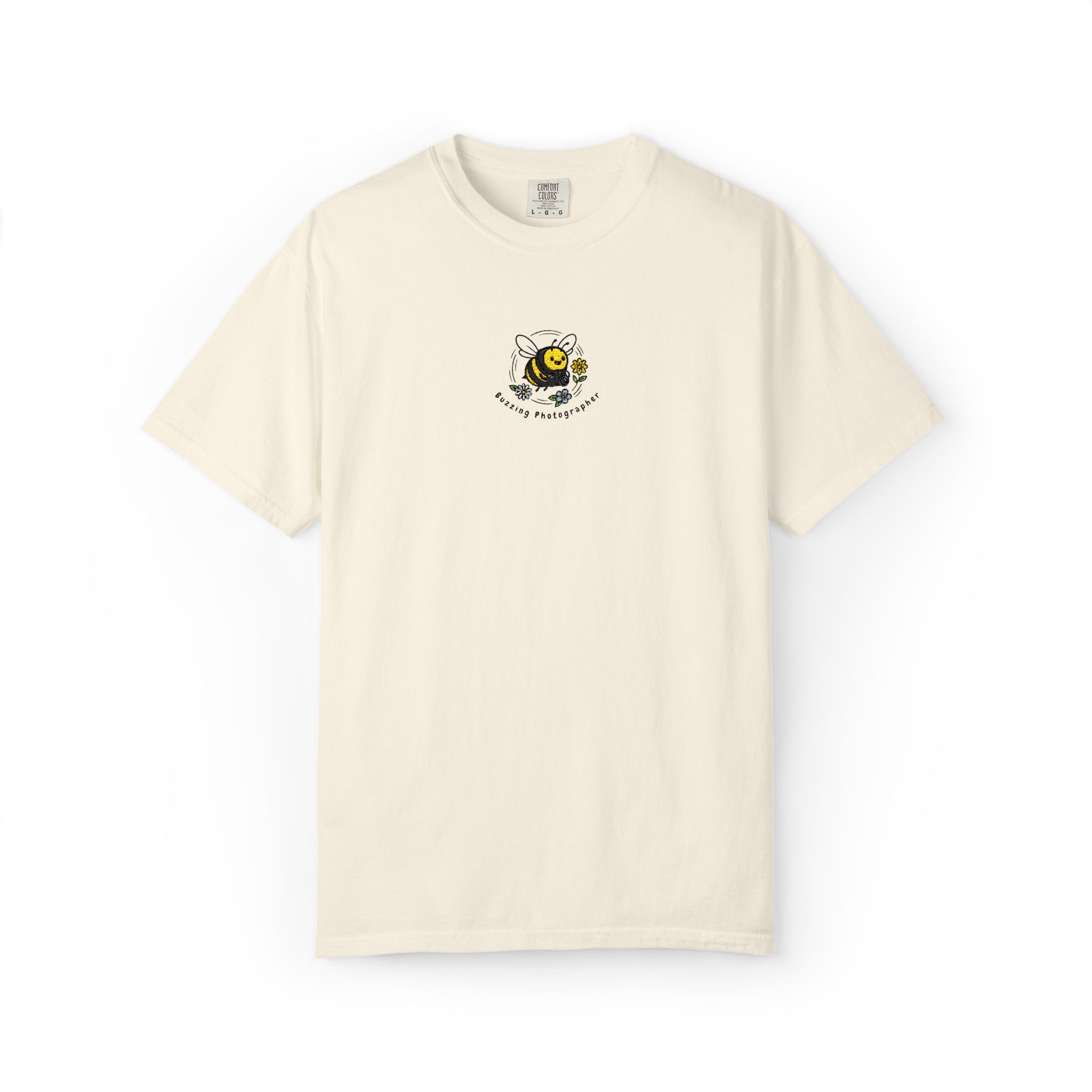 Buzzing Photographer Embroidery T-Shirt