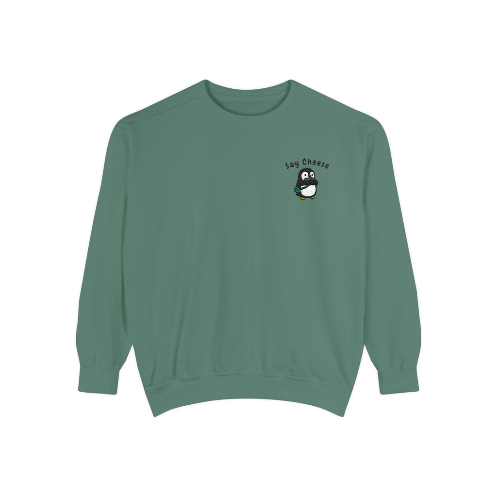 Say Cheese Penguin Sweatshirt
