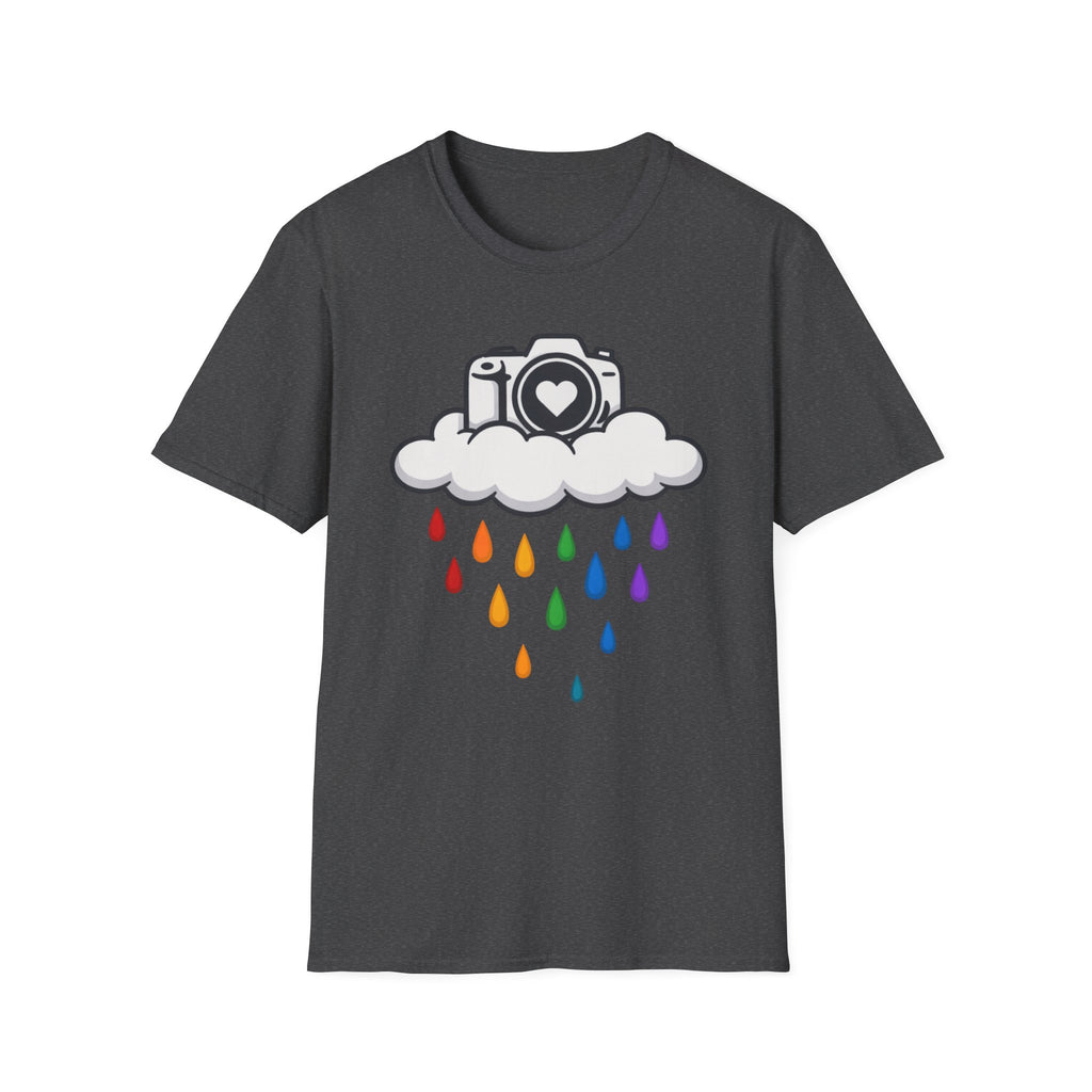 Rainbow Rain Camera T-Shirt