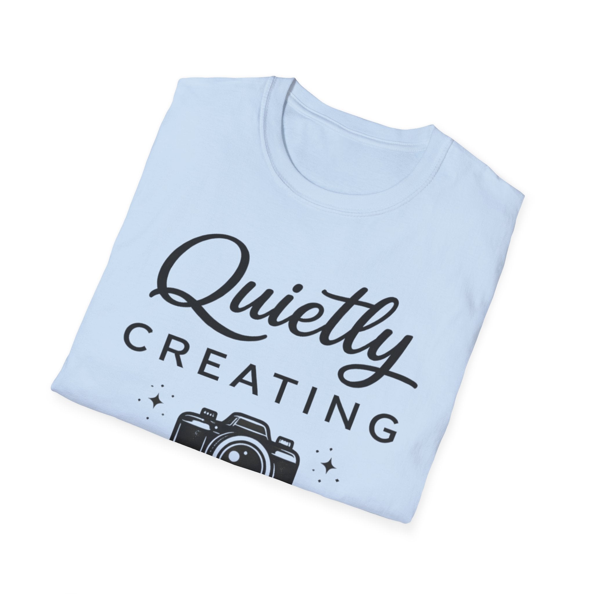 Quietly Creating Camera T-Shirt