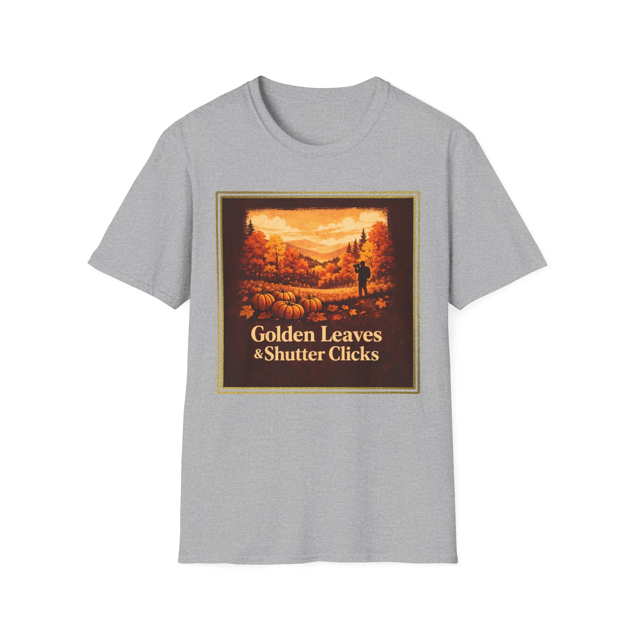 Golden Leaves & Shutter Clicks T-Shirt