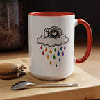 Rainbow Camera Coffee Mug — Photography Lover Accent Mug (11/15oz)