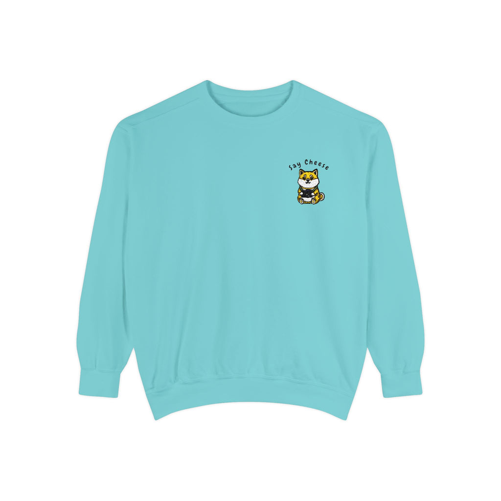 Say Cheese Shibu Inu Dog Sweatshirt