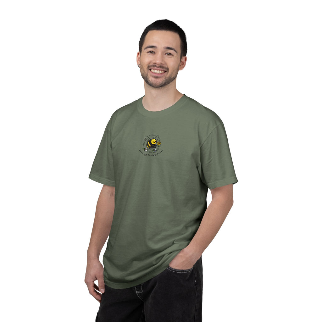 Buzzing Photographer Embroidery T-Shirt