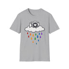 Rainbow Rain Camera T-Shirt