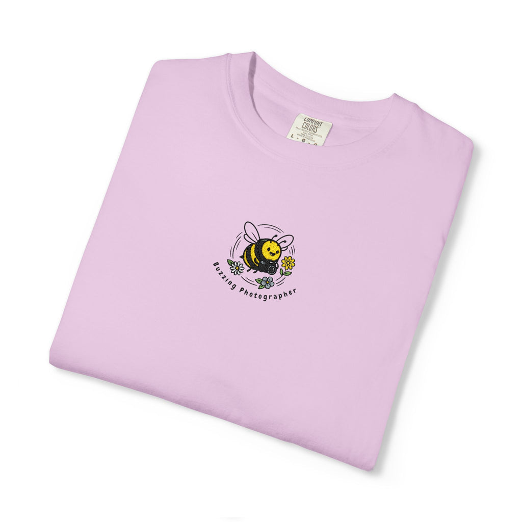 Buzzing Photographer Embroidery T-Shirt