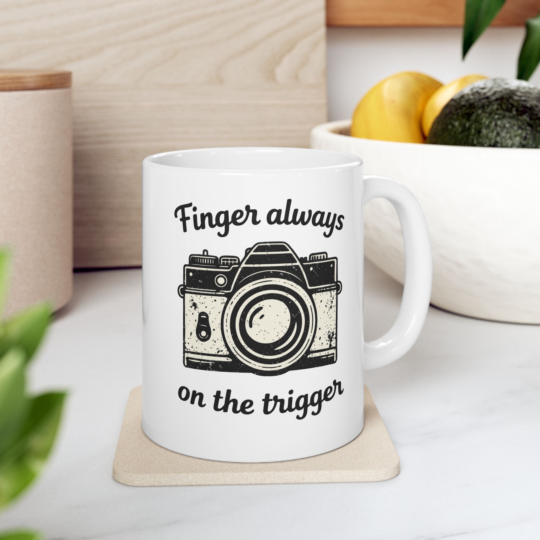 “Finger on the Trigger” Coffee Mug (11oz, 15oz)