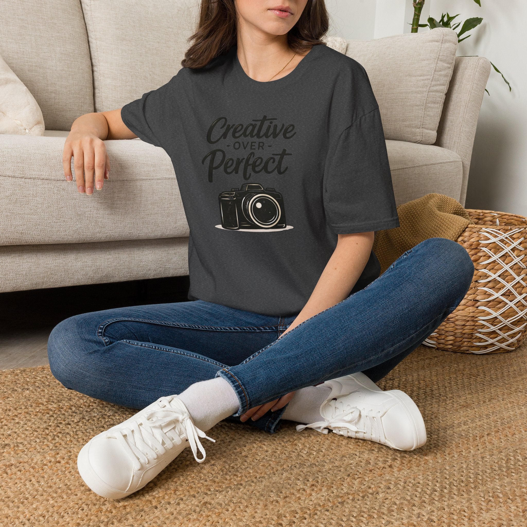 Creative Over Perfect Camera T-Shirt