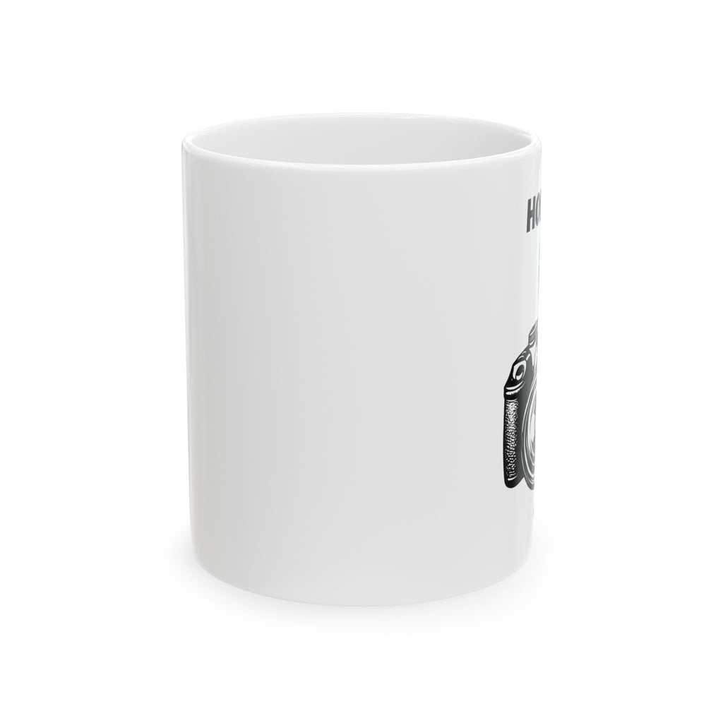 Coffee Camera Mug — Vintage Camera Illustration Ceramic Coffee Cup (11oz, 15oz)