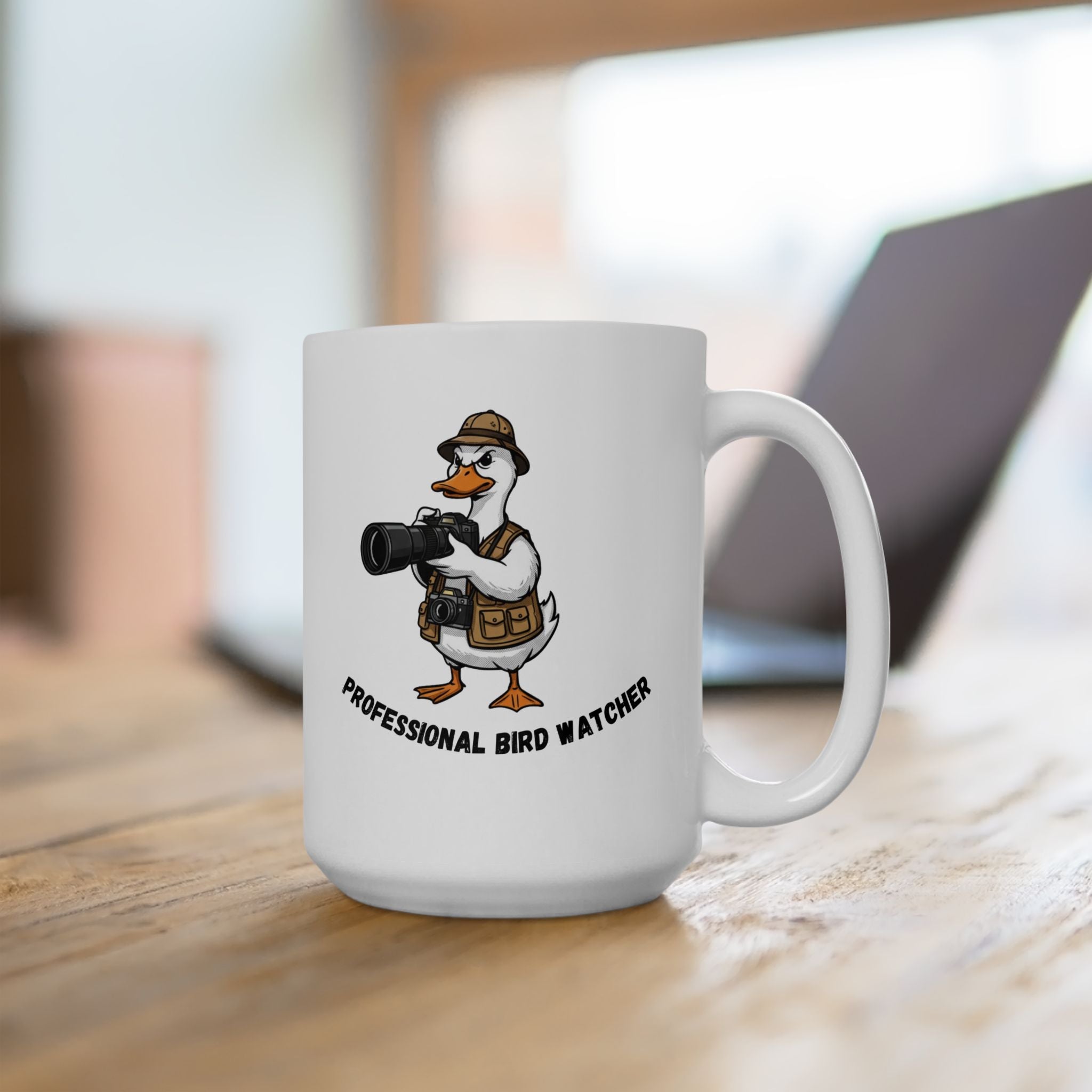 "Professional Bird Watcher" Coffee Cup (11oz & 15oz)