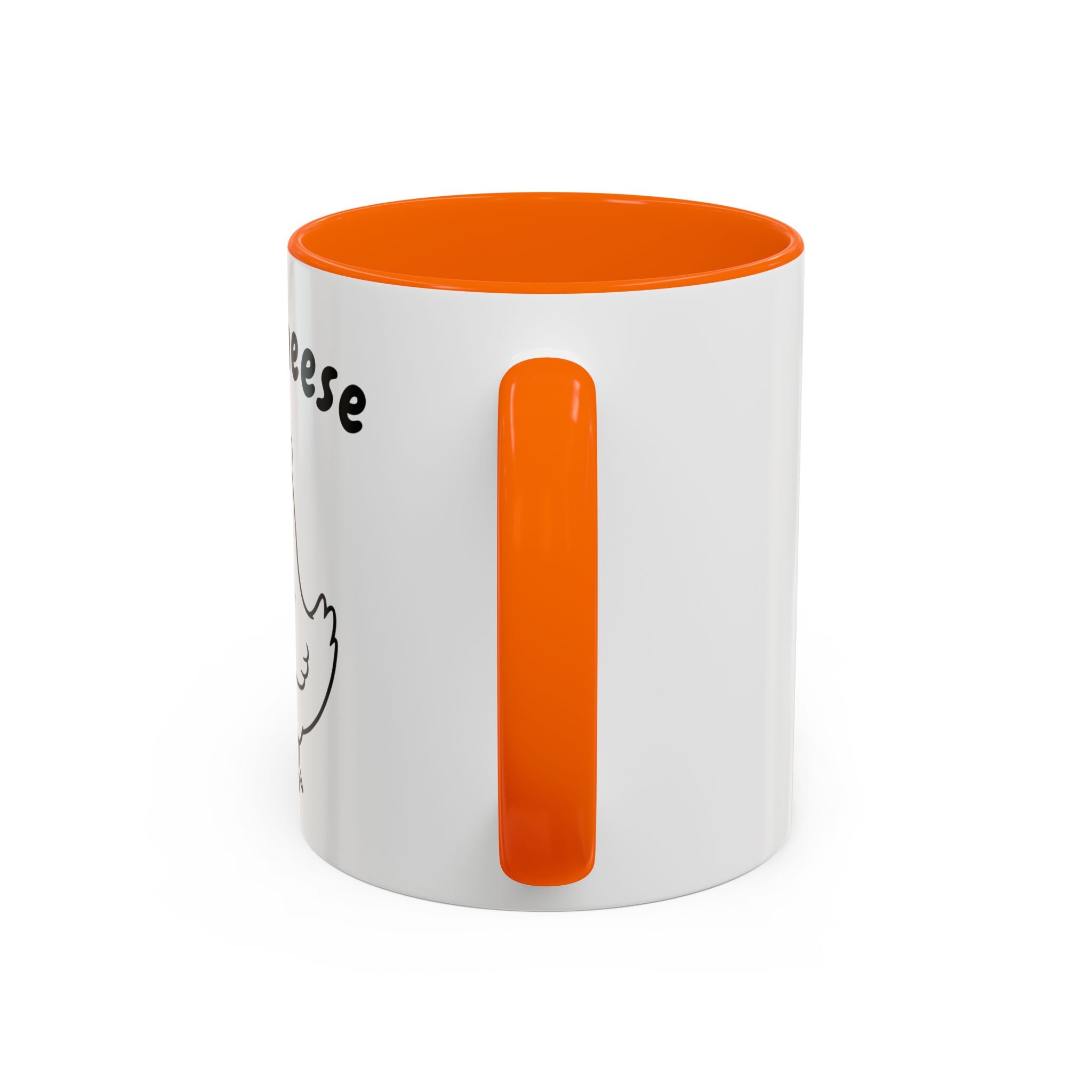 Chicken With Camera Accent Coffee Mug (11, 15oz)