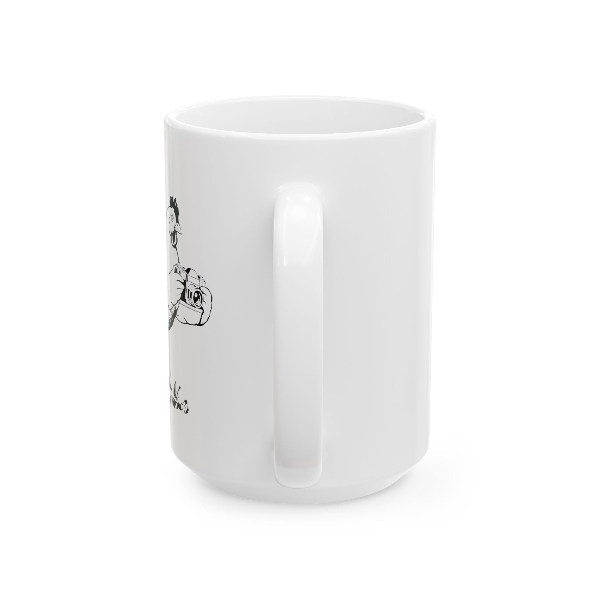 Photographer Chicken Ceramic Mug, (11oz, 15oz)